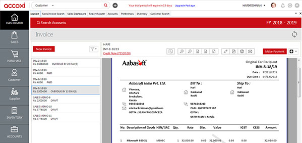 AccountBox by Aabasoft